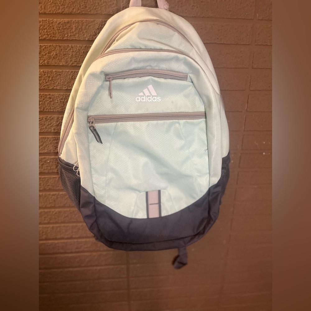 Adidas Mint Green Backpack | Lightweight School / Gym Bag
